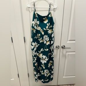 The Floral Slit Maxi Dress